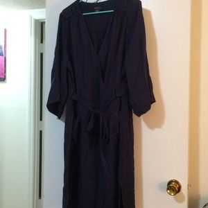 Navy blue basic dress